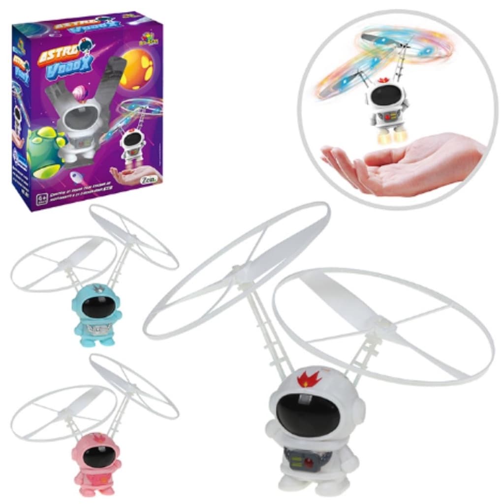Astronauta Boomerang Com 2 Helices Brinquedo P/ todas idades