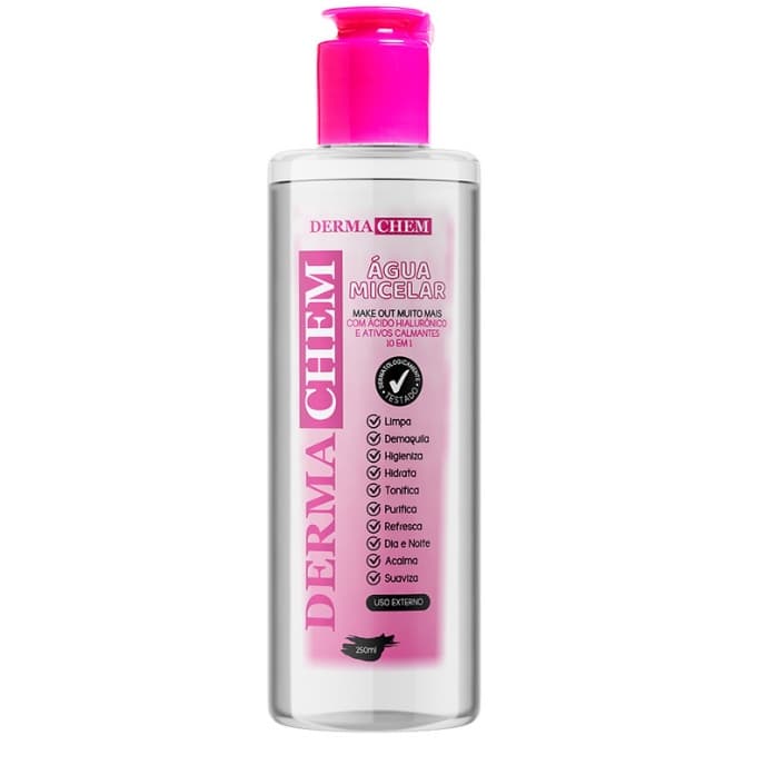 Água Micelar Make Out 10 em 1 Com Ácido Hialurônico 250ml