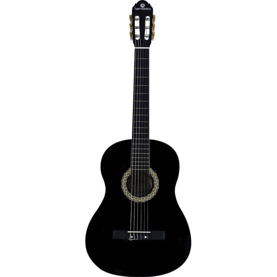 Violão HARMONICS Acústico Clássico Nylon GC-10BK Preto