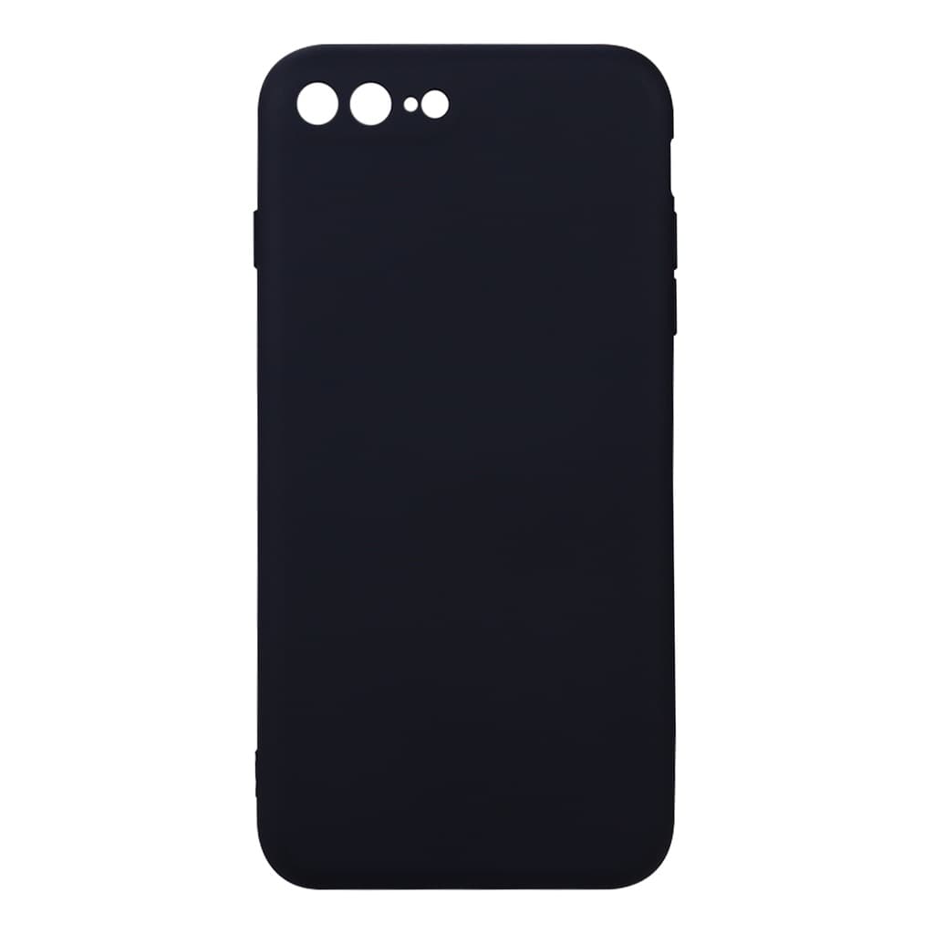 Capa Aveludada Preta + Película De Hydrogel HD Compatível Para IPhone 7 Plus 5.5