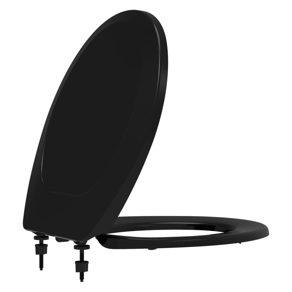 ASSENTO UNIVERSAL OVAL PREMIUM PRETO CONV POLIPROPILENO