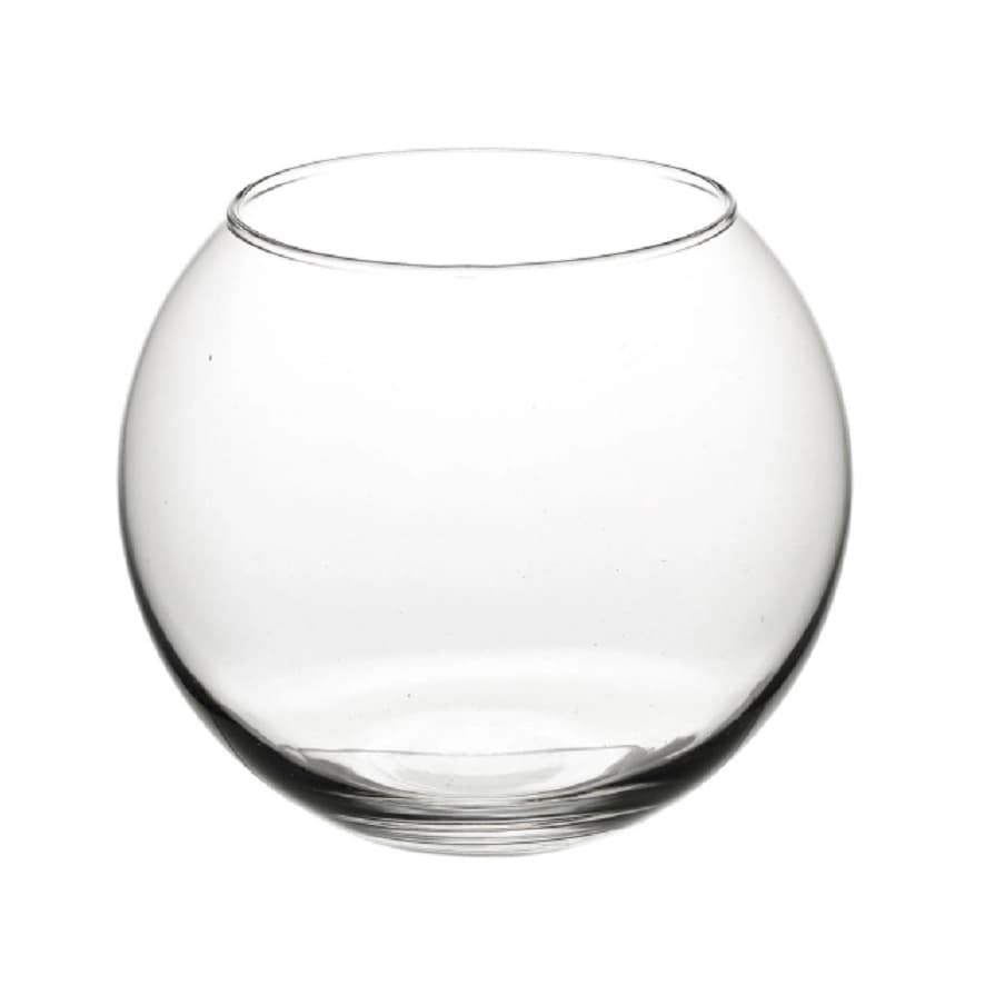 Kit 24 Mini Vaso Castiçal Tipo Aquário De Vidro 5x6cm 100ml Redondo Decoração Mesa Vasinho Flores
