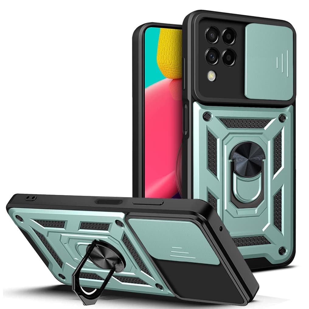 Capa Para Samsung Galaxy M53 M33 M23 M62 M51 M52 F23 5G Capinha À Prova De Choque Suporte De Anéis Magnéticos