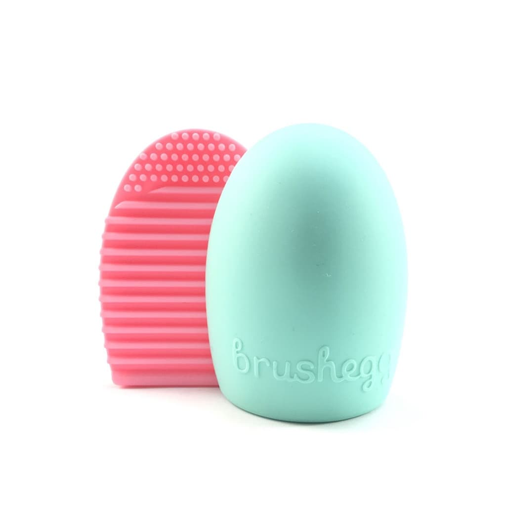 Limpador De Pinceis Para Maquiagem Brushegg Rosa-claro