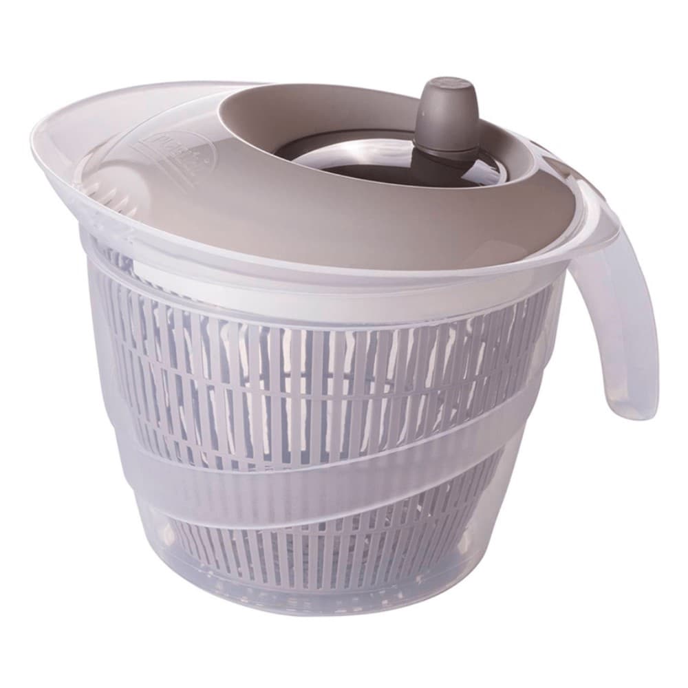 Secador Salada Centrífuga Manual Médio 2,80 Litros Secadora Alface Verdura Salada Prática Plasútil
