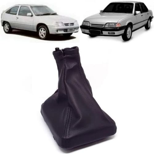 Coifa Cambio Com Base Monza Kadett 1989 a 1997 Napa Preta