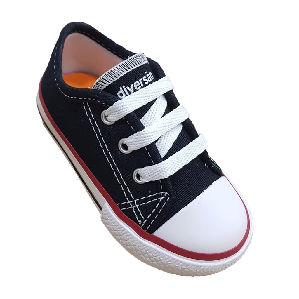 Tenis Infantil Star Cano Baixo Canvas All Diversao 19 a 27