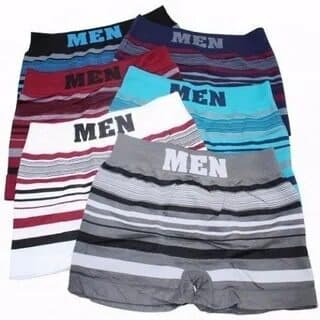 Kit 10 Cuecas Box Boxer Men Sem Costura Microfibra Estampas Variáveis Adulto Varias Cores