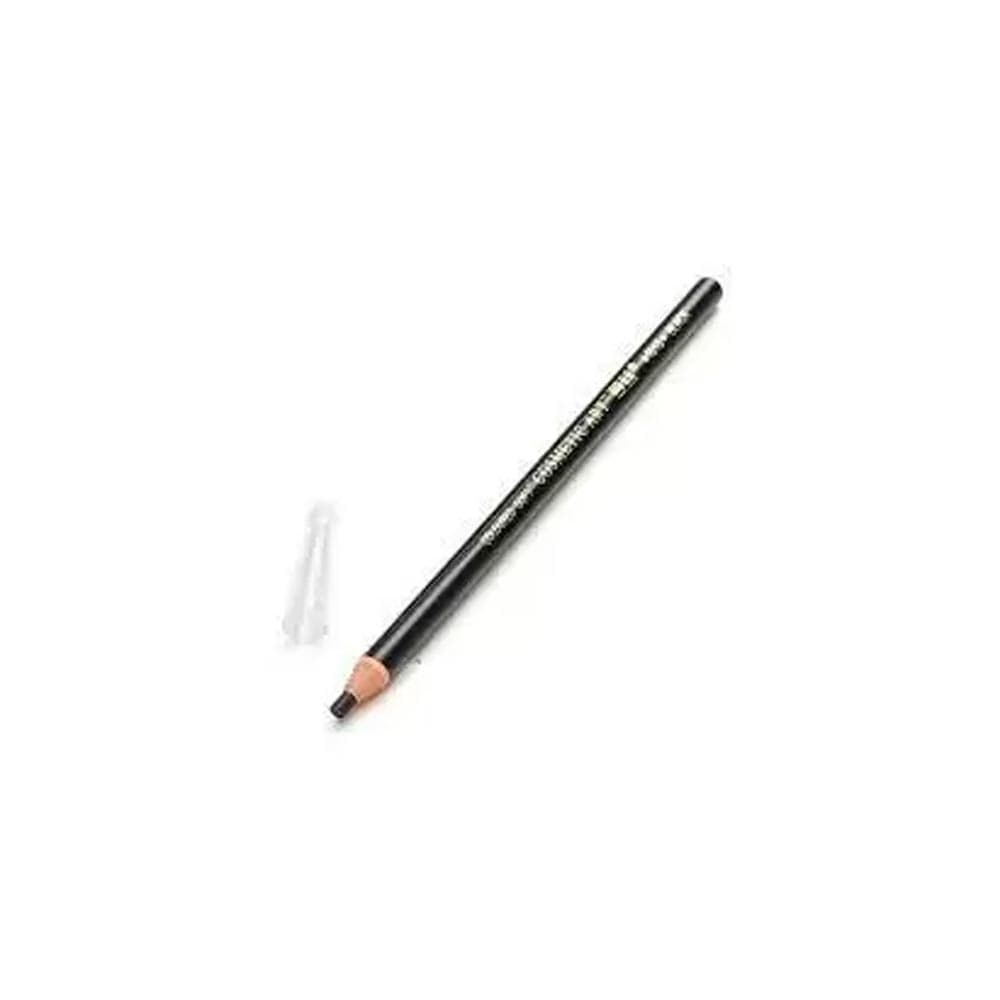 Lápis Dermatográfico Preto Profissional Demarcação Pele Micropigmentação Design Sobrancelhas Contorno Preciso