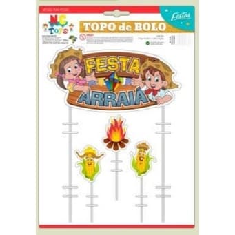 Topo de Bolo Decorativo Festa Arraiá