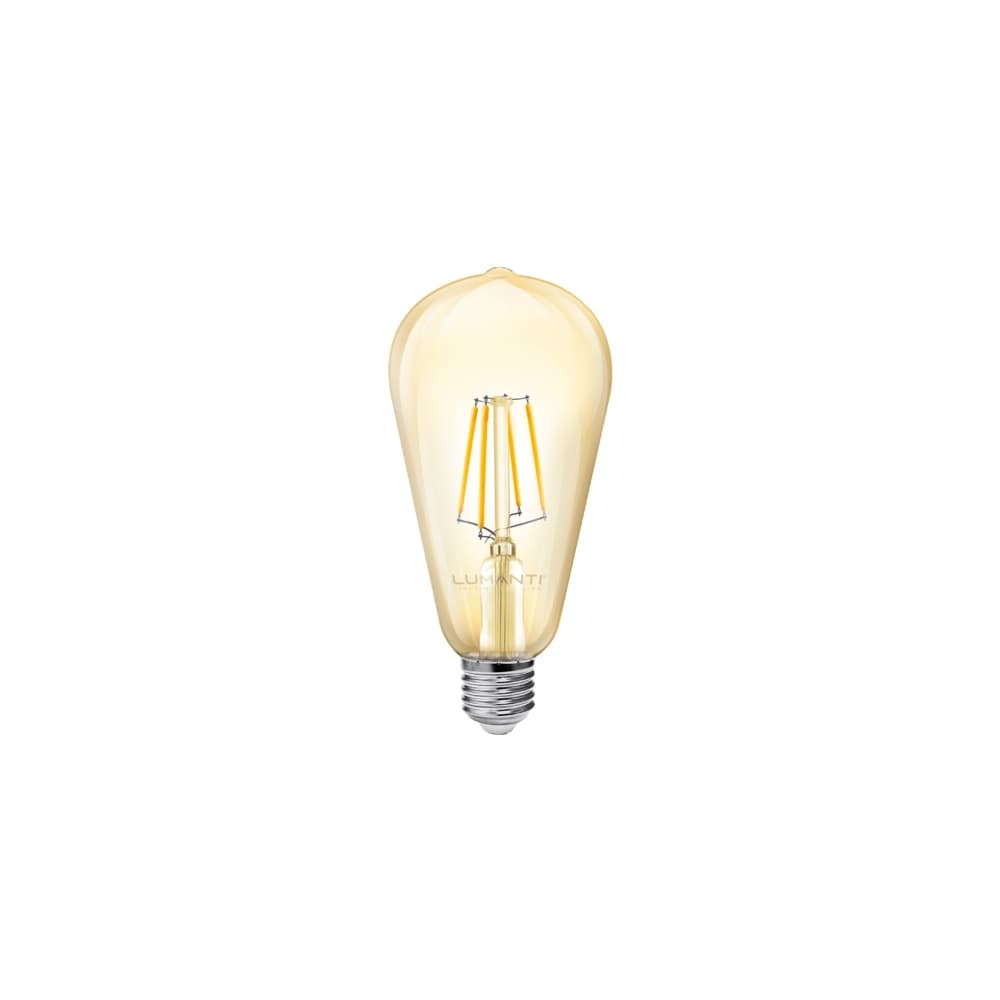 Lampada Led Filamento Vintage Pera St64 E27 2400k 4w - Lumanti Lampada Led Filamento Vintage Pera St64 E27 2400k 4w - Lumanti