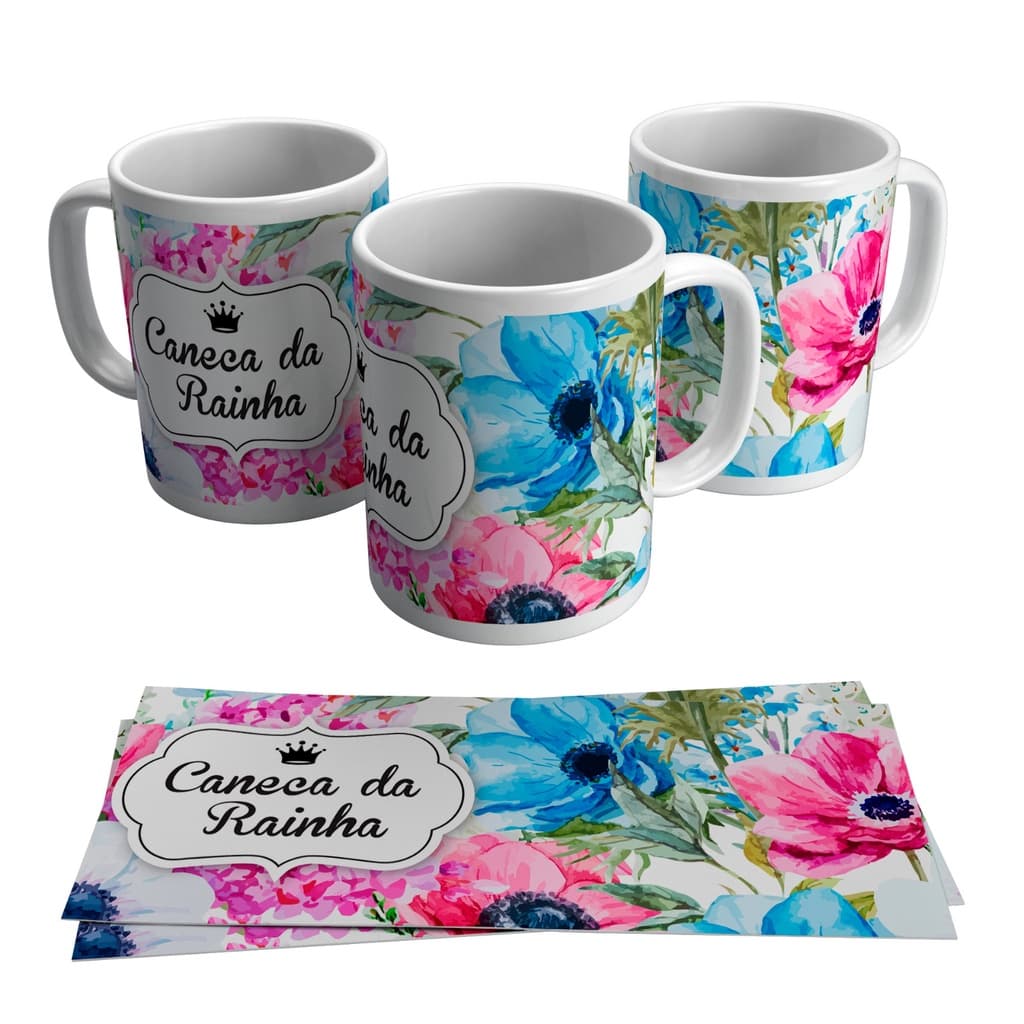 Caneca De Porcelana Personalizada Mãe Rainha C