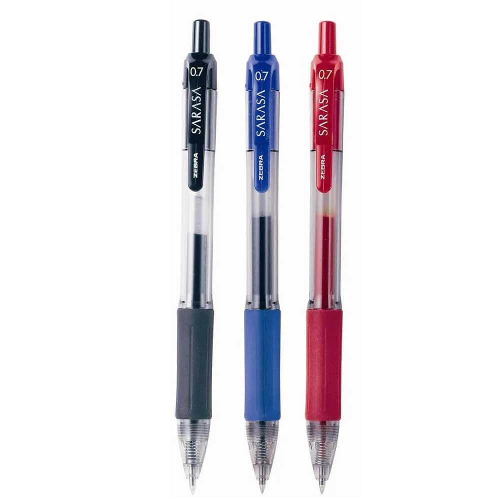 Caneta Gel Retrátil 0.7mm Sarasa - Zebra