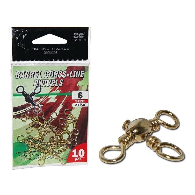 Girador Pesca Triplo Maruri Gold Barrel Cros Escolha Tamanho