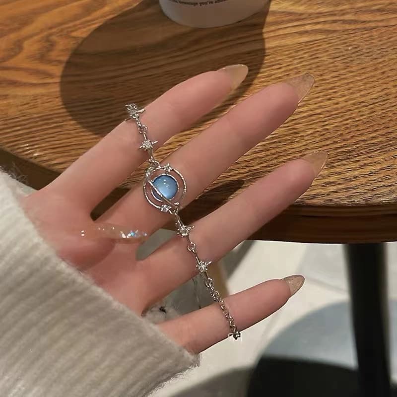 Design Único Planeta Pulseira Amiga High End Feeling Small Group Light Luxury Handicrafts Coreano Simples Novos