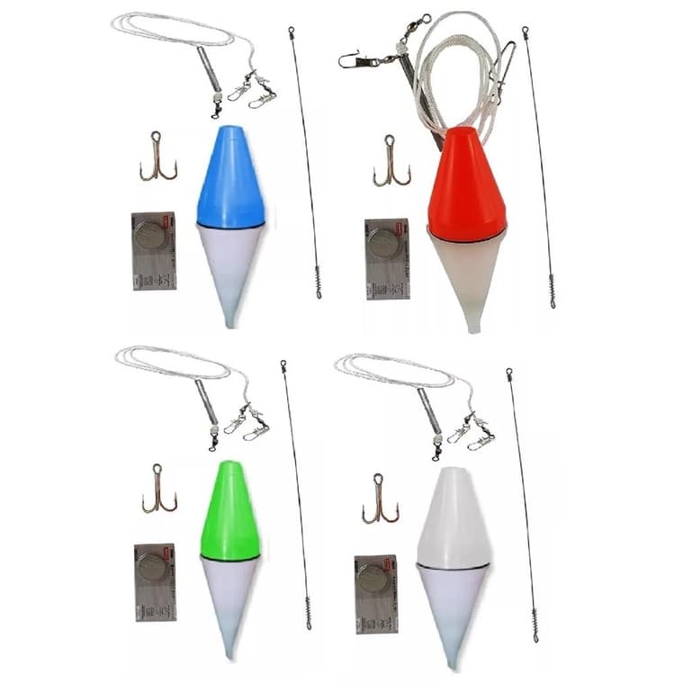 Boia Luminosa Kit Espada Completo C Acessorios Pesca Noturna