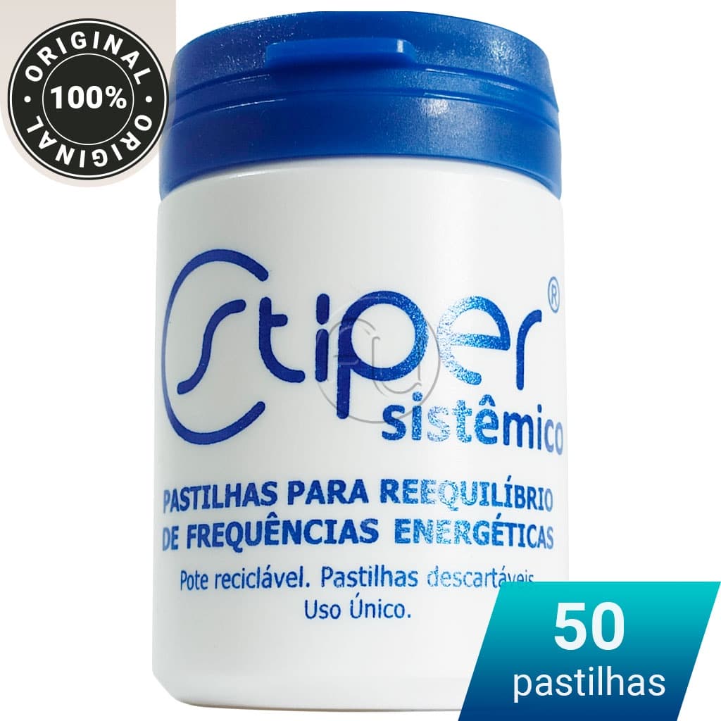 Stiper Sistêmico 50 Pastilhas com Silício Acupuntura Indolor