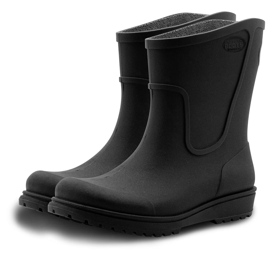 Bota Preta Modelo Galocha Feminina Masculina  Impermeavel Em Pvc Pro Tork