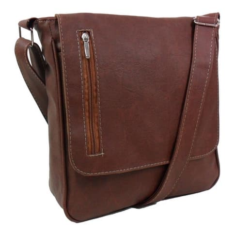 Bolsa Carteiro Pasta Transversal Em Sintético Masculina Feminina Estudante Trabalho Passeio