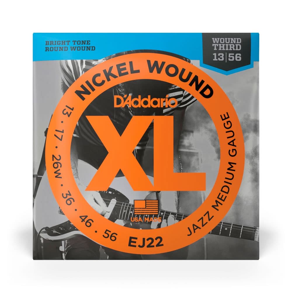 Encordoamento D'Addario P/ Guitarra XL EJ22 13/56 - EC0553