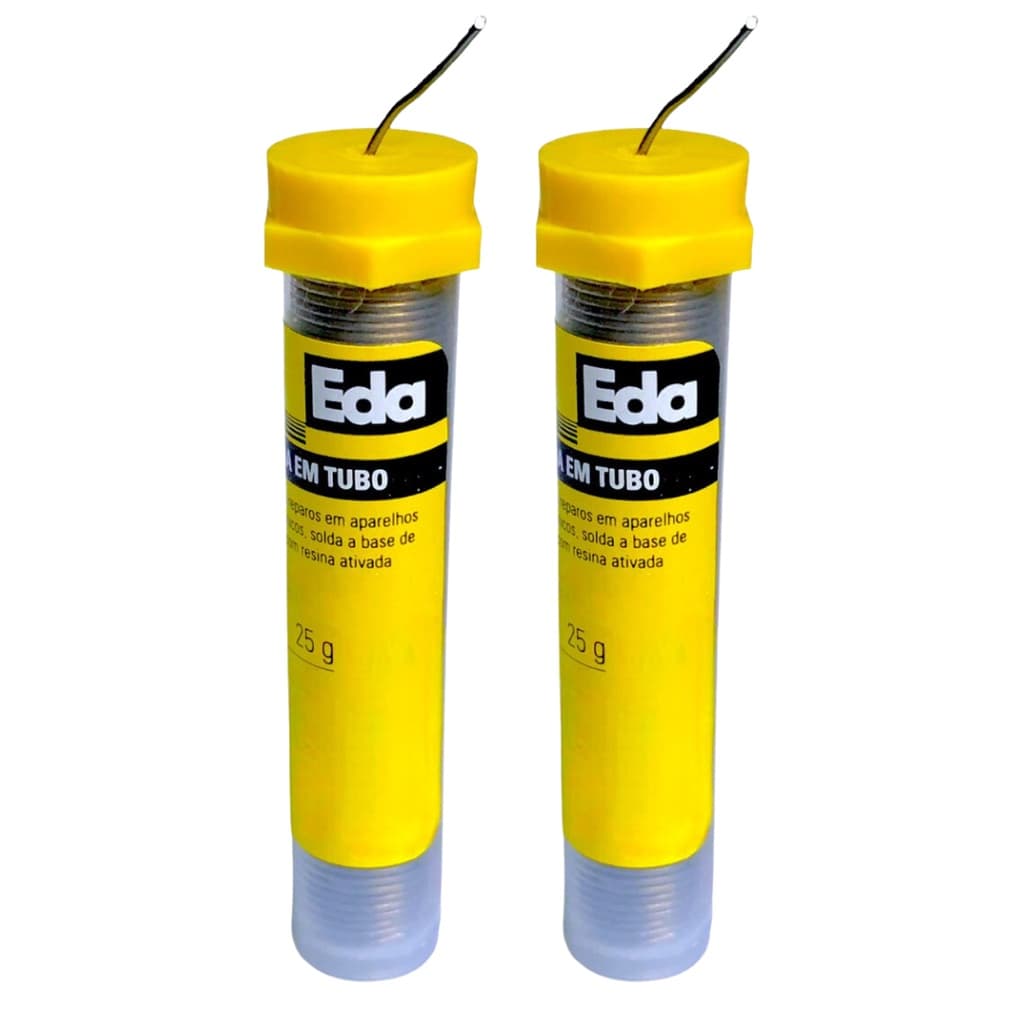 Kit 2 Arame De Solda Estanho Para Circuitos Elétricos 25g Un