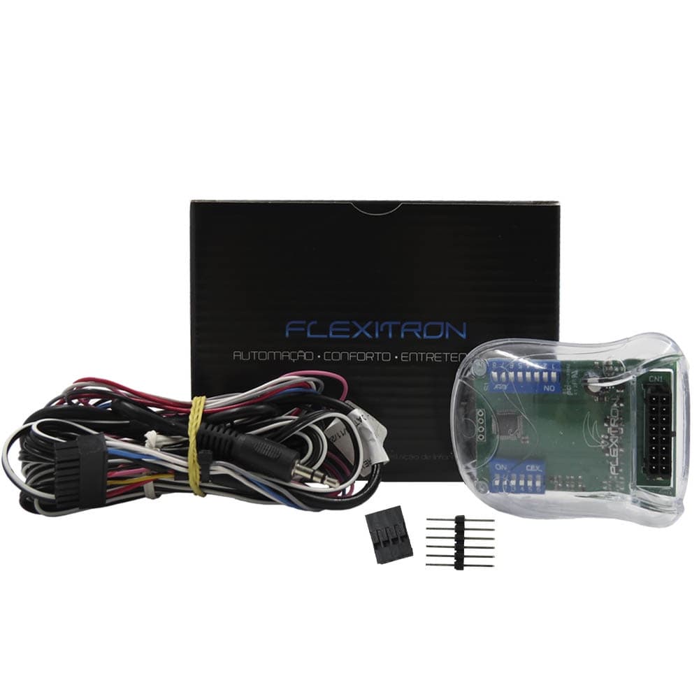 Interface Comando de Volante FLEXITRON Sandero Duster Oroch Captur Clio Fluence Megane Grantour Symbol Scenic Master