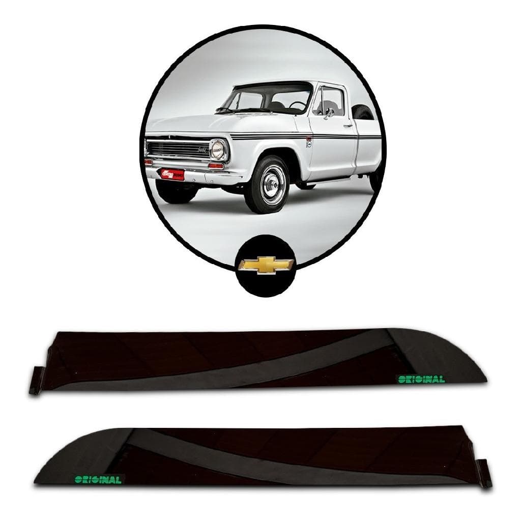 Calha Chuva Pick Up Chevrolet A10 D10 C10 2 Portas