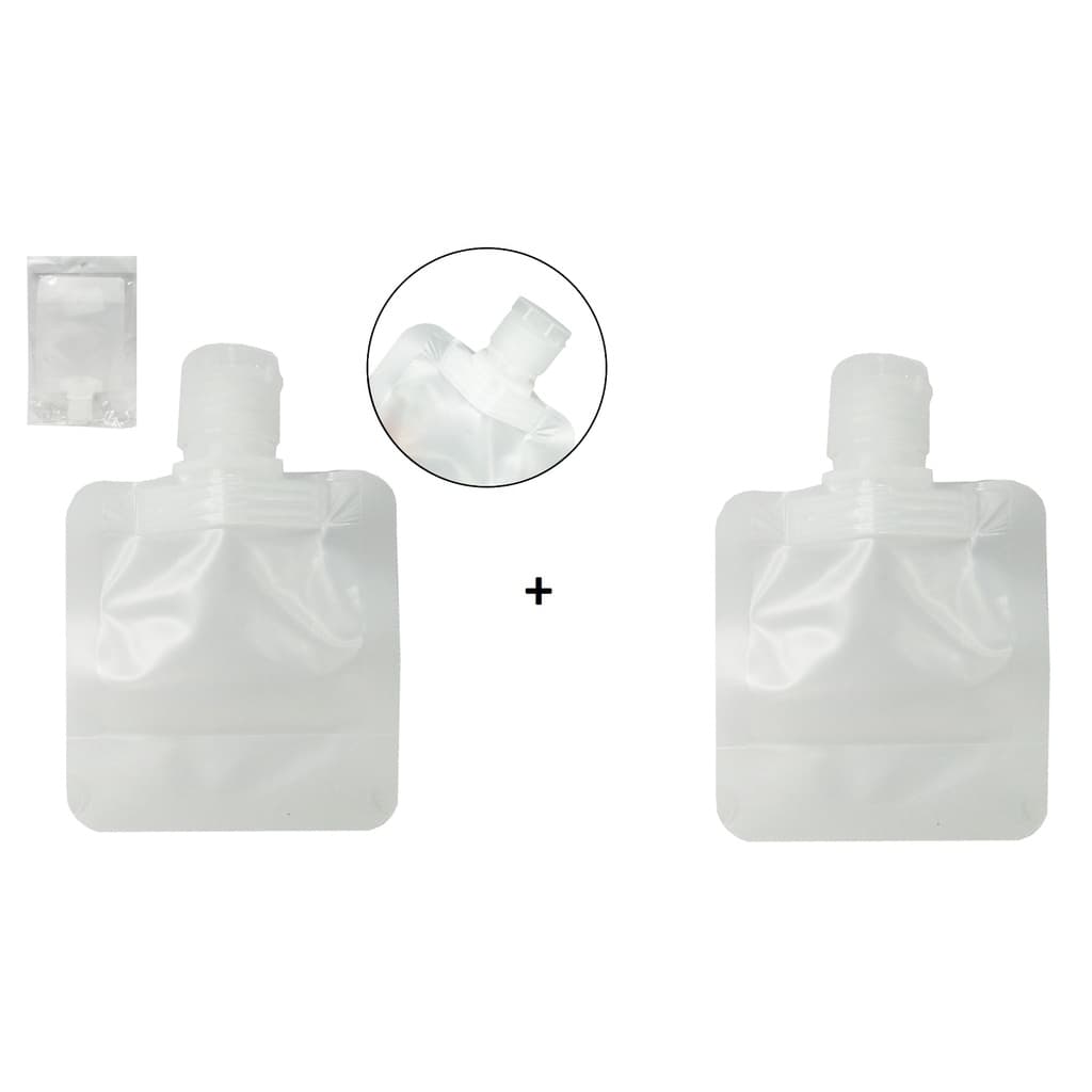 Kit com 2 Sachês Com Trava Porta Shampoo e Condicionador e Muito Mais 50ML