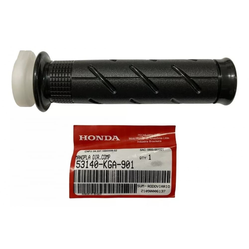 Manopla Punho Acelerador Moto Fan 125 Titan 150 até 2013 C/ Roldana Original Honda