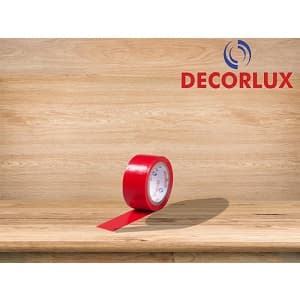 Fita isolante de 18mm x 10 metros decorlux vermelho