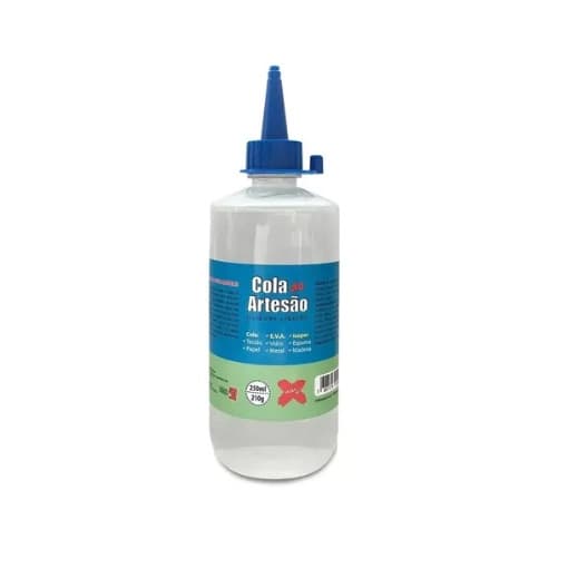 5 Cola Do Artesão (cola De Silicone Liquido) 250ml
