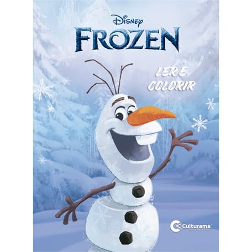 Livro Ler E Colorir Boneco de Neve da Frozen = OLAF  = Diversão = VENHA NESSA!