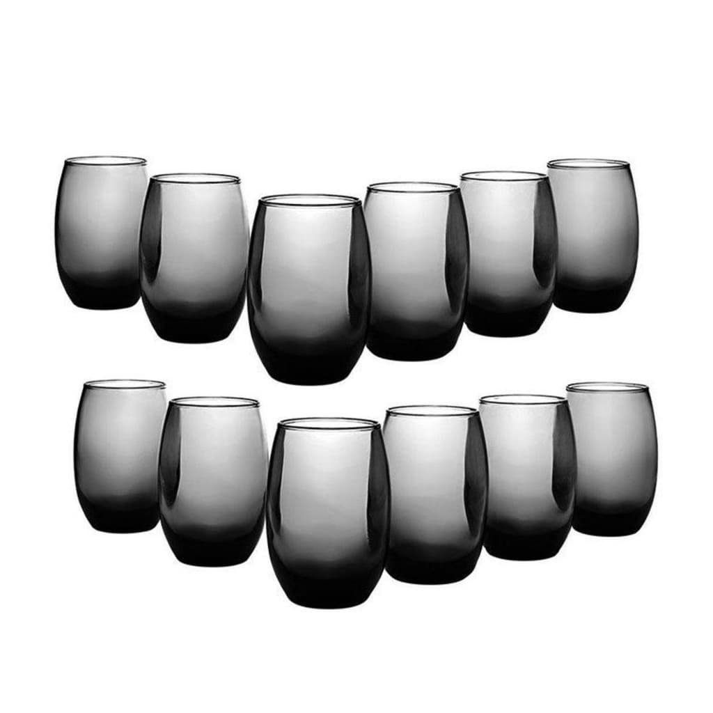 Jogo de Copos 12 Peças Drink 465ml Nadir Copos de Vidro Resistentes para Água Suco e Drinks