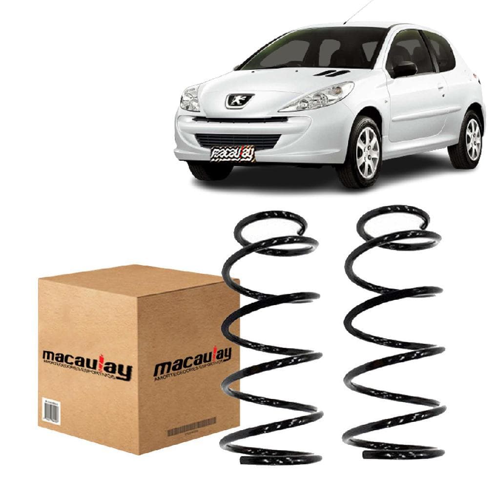 PAR DE MOLAS CONVENCIONAIS DIANTEIRAS PEUGEOT 207