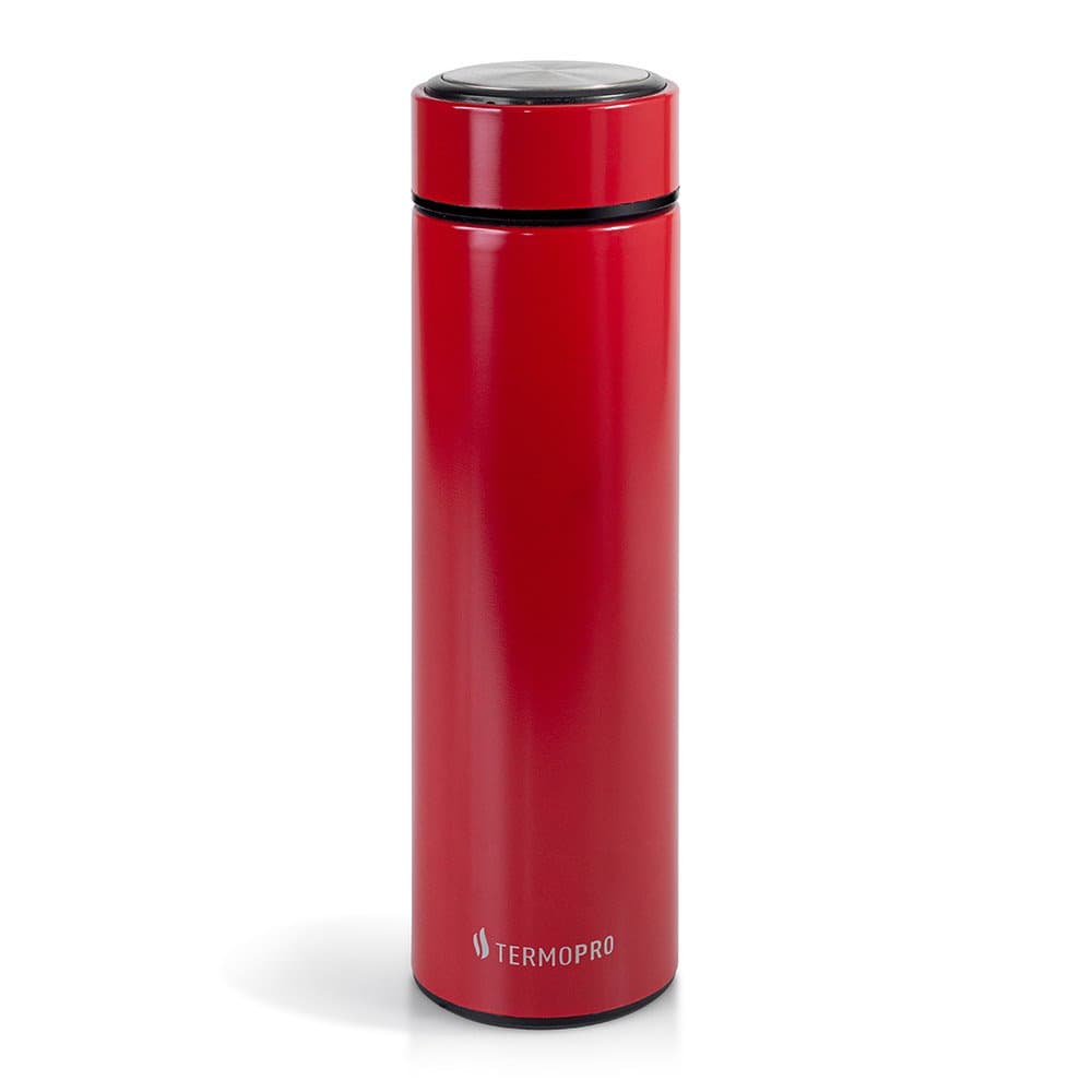 SQUEEZE TÉRMICO AÇO INOX 500 ML TERMOPRO VERMELHO