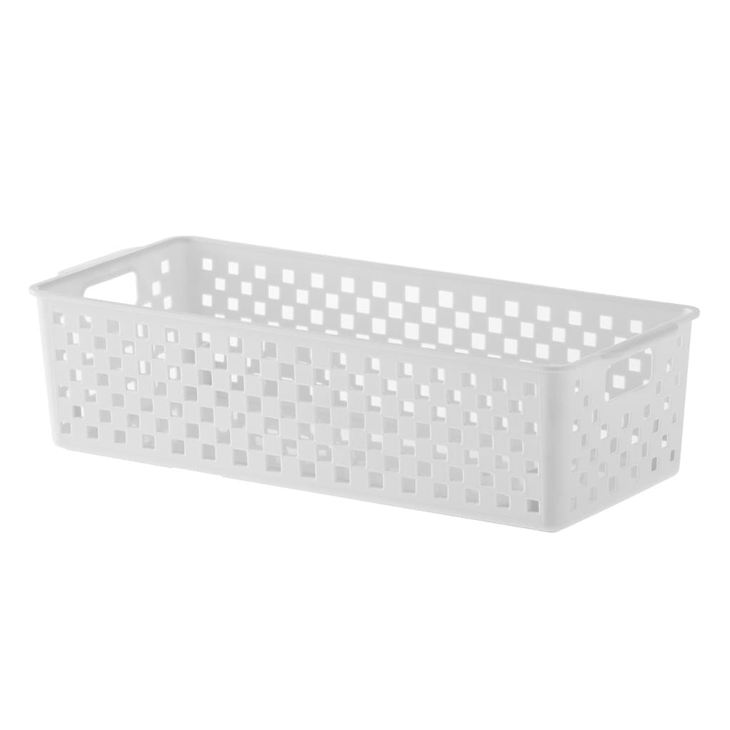 Cesto organizador quadratta 34x 15x 9cm branco