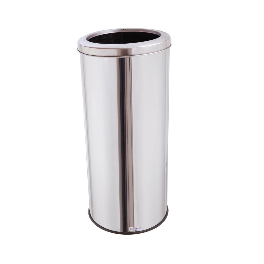 Lixeira Inox Grande 50 Litros Cesto De Lixo Reciclável Cozinha
