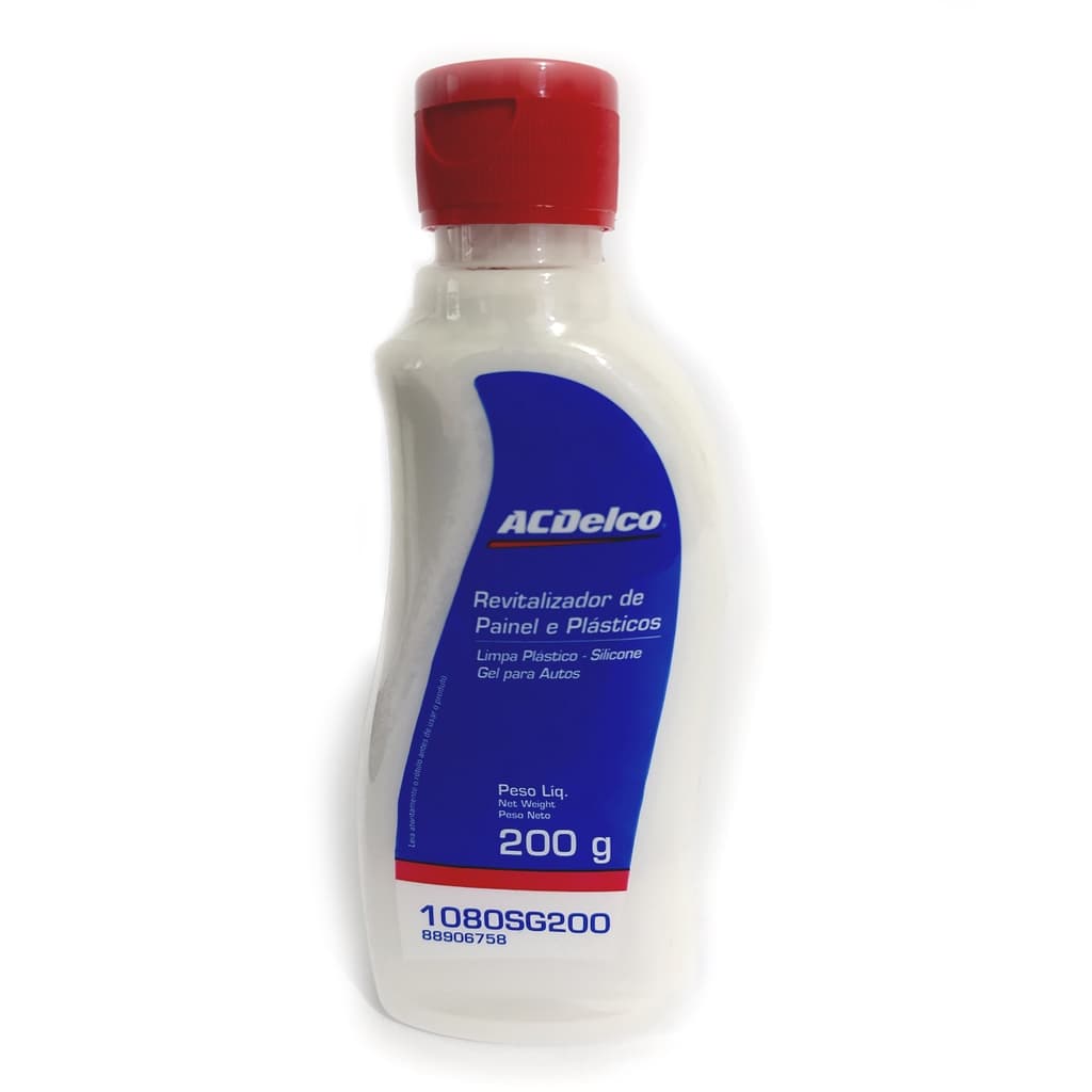 Revitalizador De Plástico Painel Borracha Renova e da Brilho 200g Acdelco