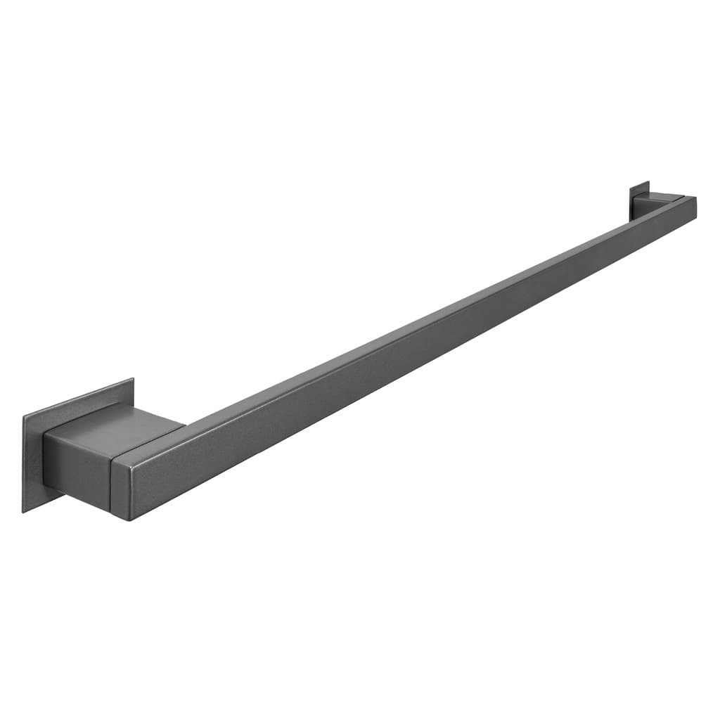 Toalheiro 80 cm Inox Grafite - Kromus RT0307G