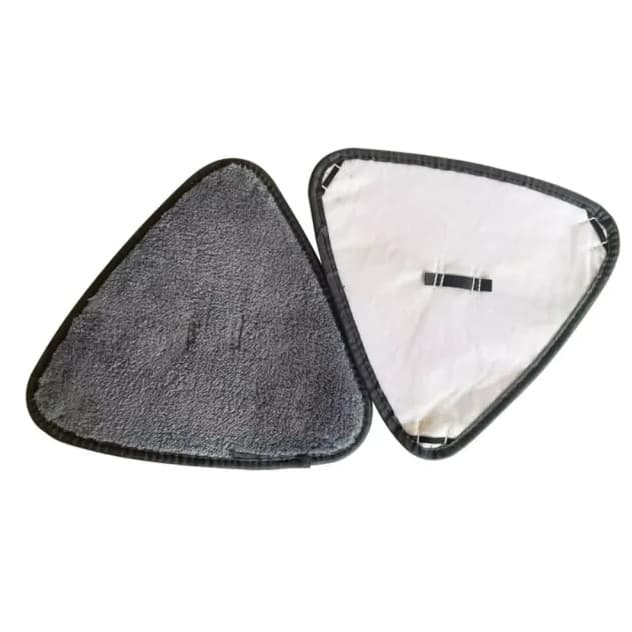 Kit 3 Refis Para Rodo Mop Limpador de Vidros Esfregão Triangular Microfibra Refil