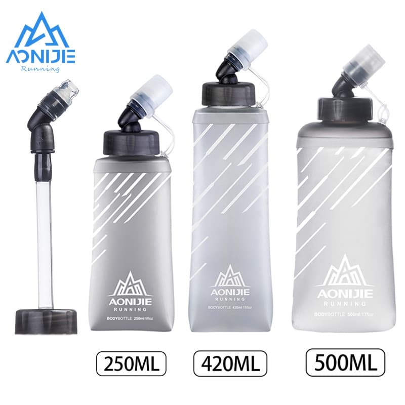 AONIJIE SD21 Frasco Macio Com De Água Rebatível Hidratação Bexiga 250ml 420ml 500ml