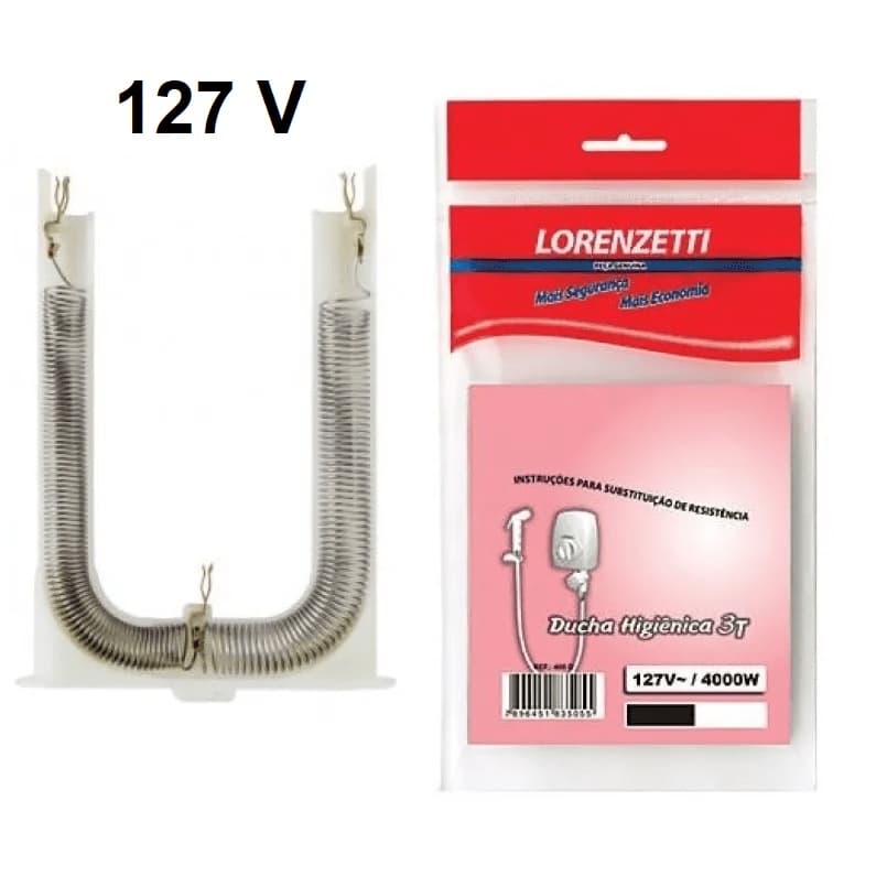 Resistencia lorenzetti ducha higiênica 3 temperaturas 127v 4000w