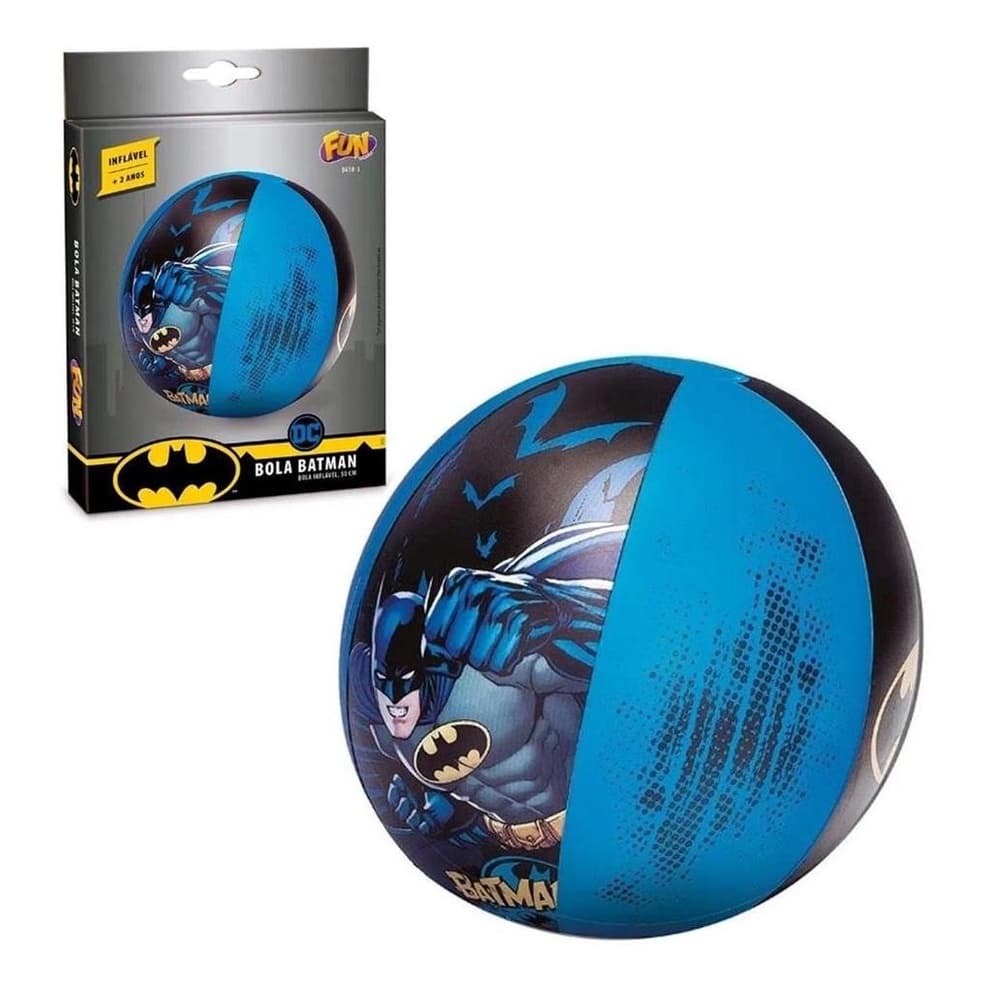 Bola Inflavel Infantil Azul Batman Fun