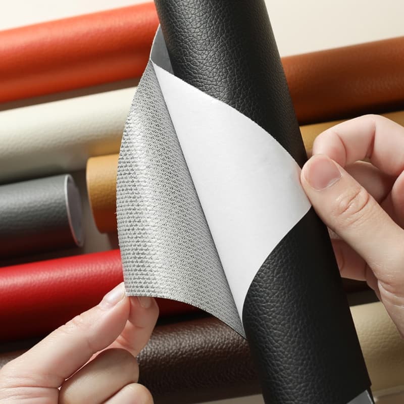 Adesivo de mesa sofá/cadeira de couro artificial adesivo de couro auto-adesivo