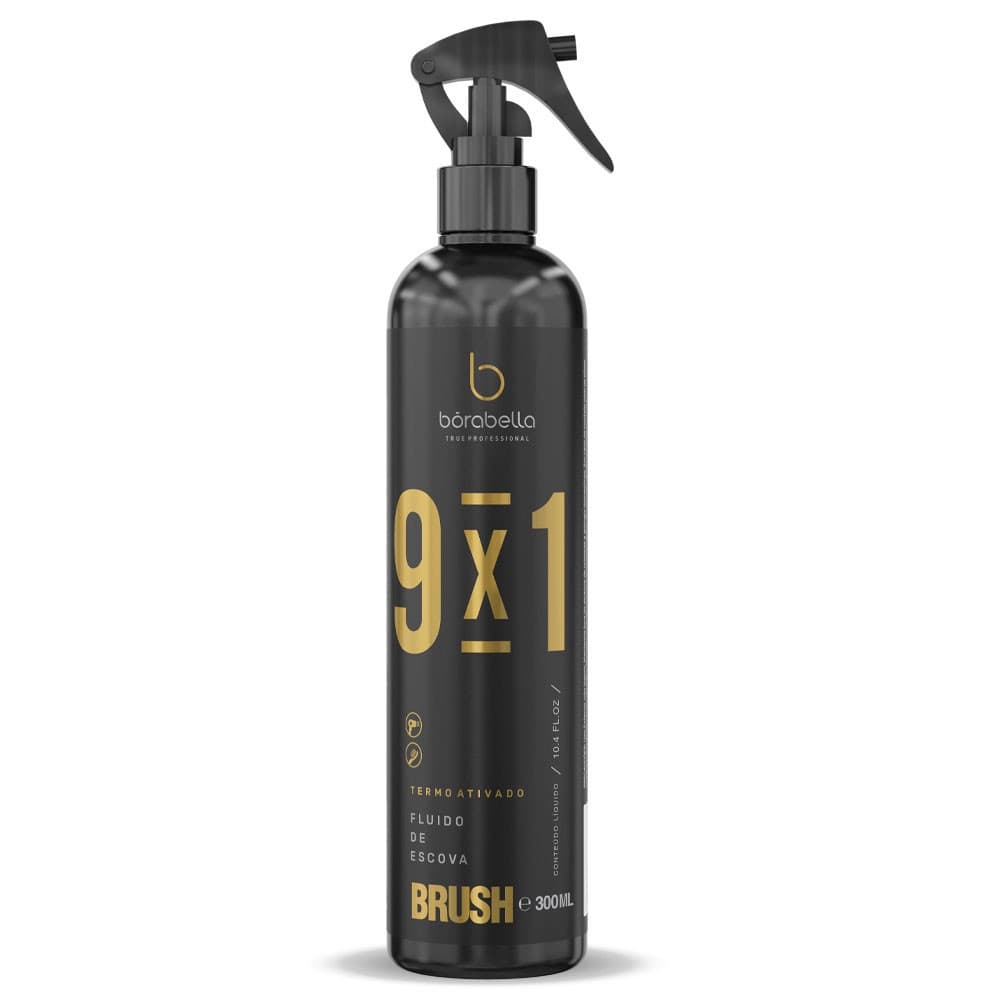 Fluído Termoativado Para Escova 9 em 1 Borabella Brush Spray Multifuncional 300ml