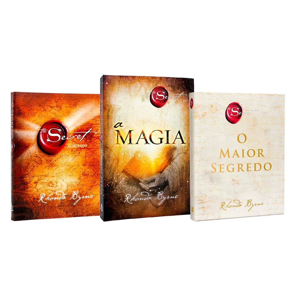 O Segredo + A Magia + O Maior Segredo - Rhonda Byrne - 3 Livros Físicos