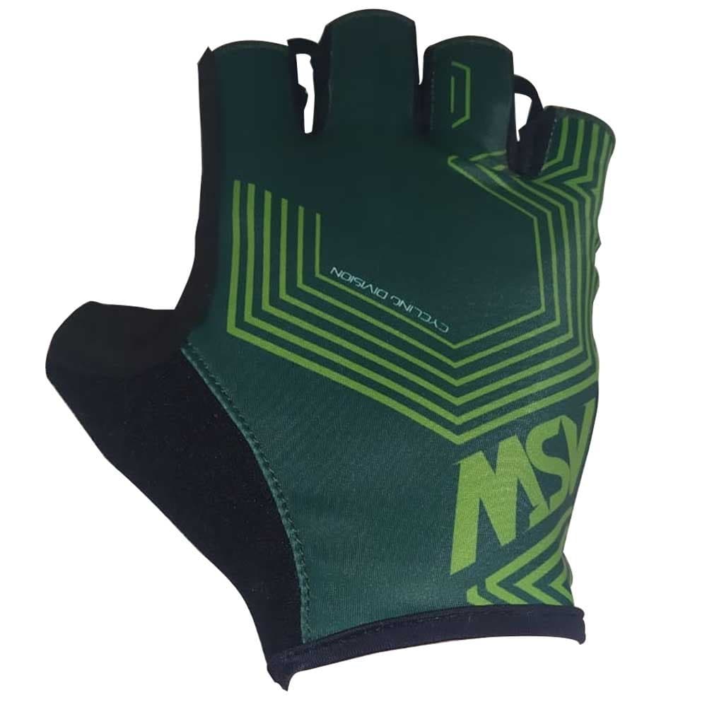 LUVA ASW FLEX POLYGON ABERTA VERDE OLIVA CICLISMO BIKE SPEED MTB