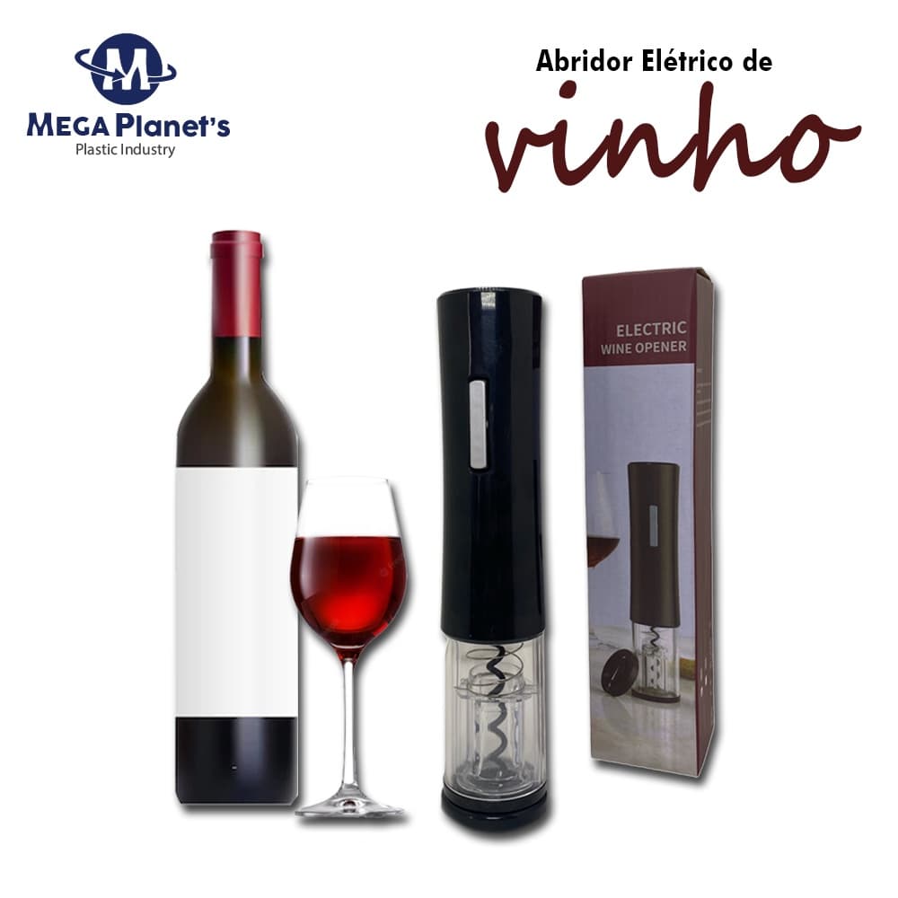 Abridor de Vinho Elétrico