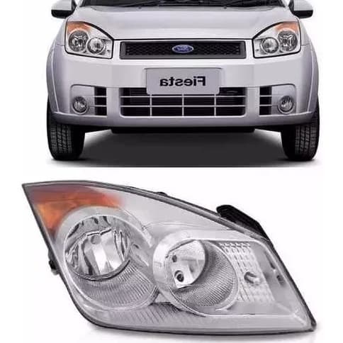 Farol Dianteiro Ford Fiesta 2008 Lado Direito