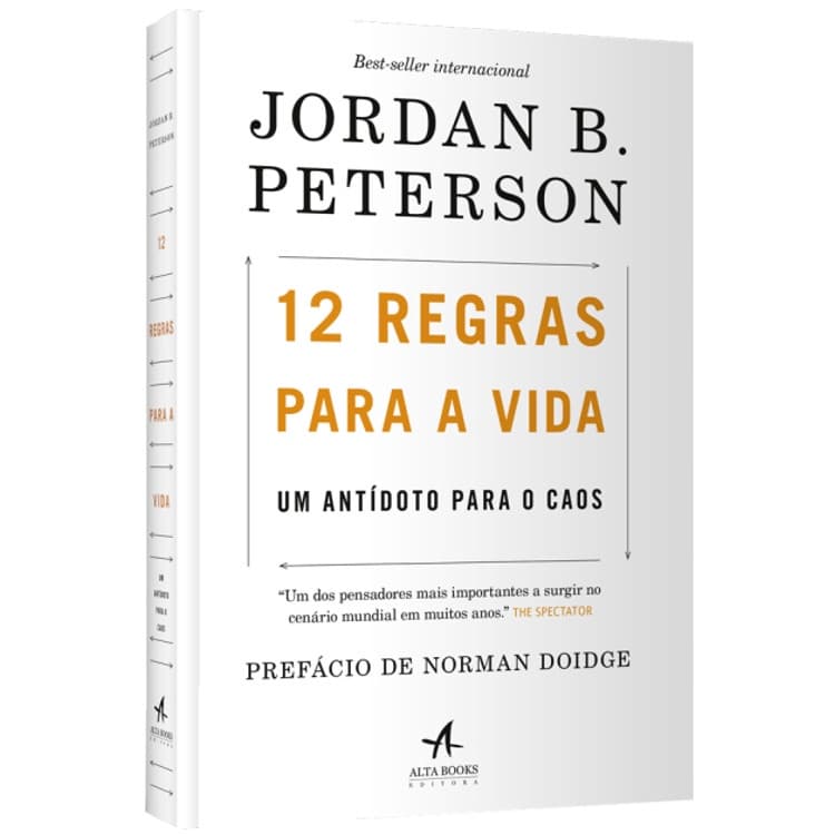 Livro 12 Regras para a Vida | Jordan B. Peterson | Autoajuda | Editora Alta Books